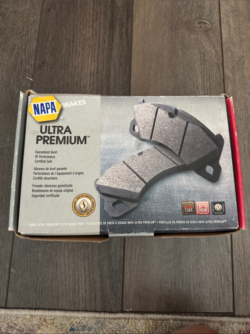 NAPA Ultra Premium Brake Pads - Gray UP-7584-X